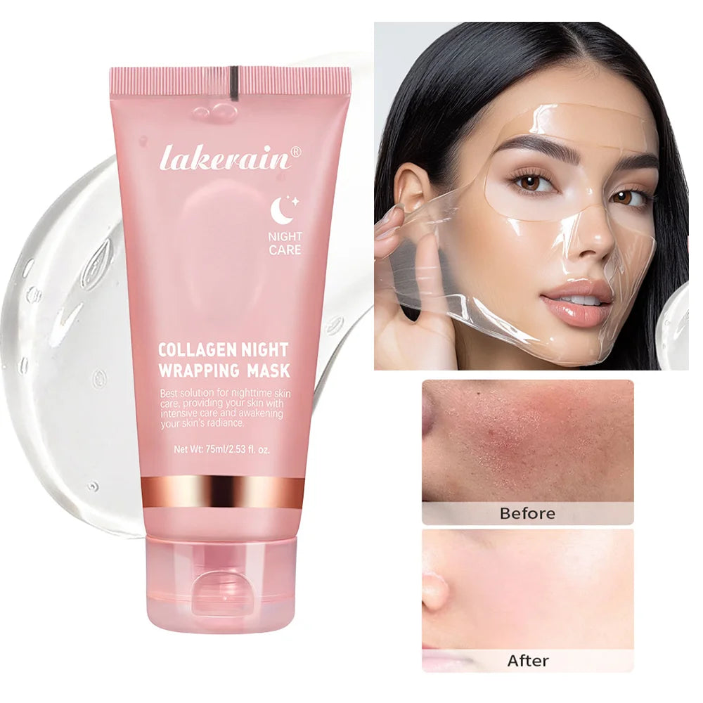 Collagen Night Wrapping Mask – Korean-Inspired Overnight Elasticity Boost