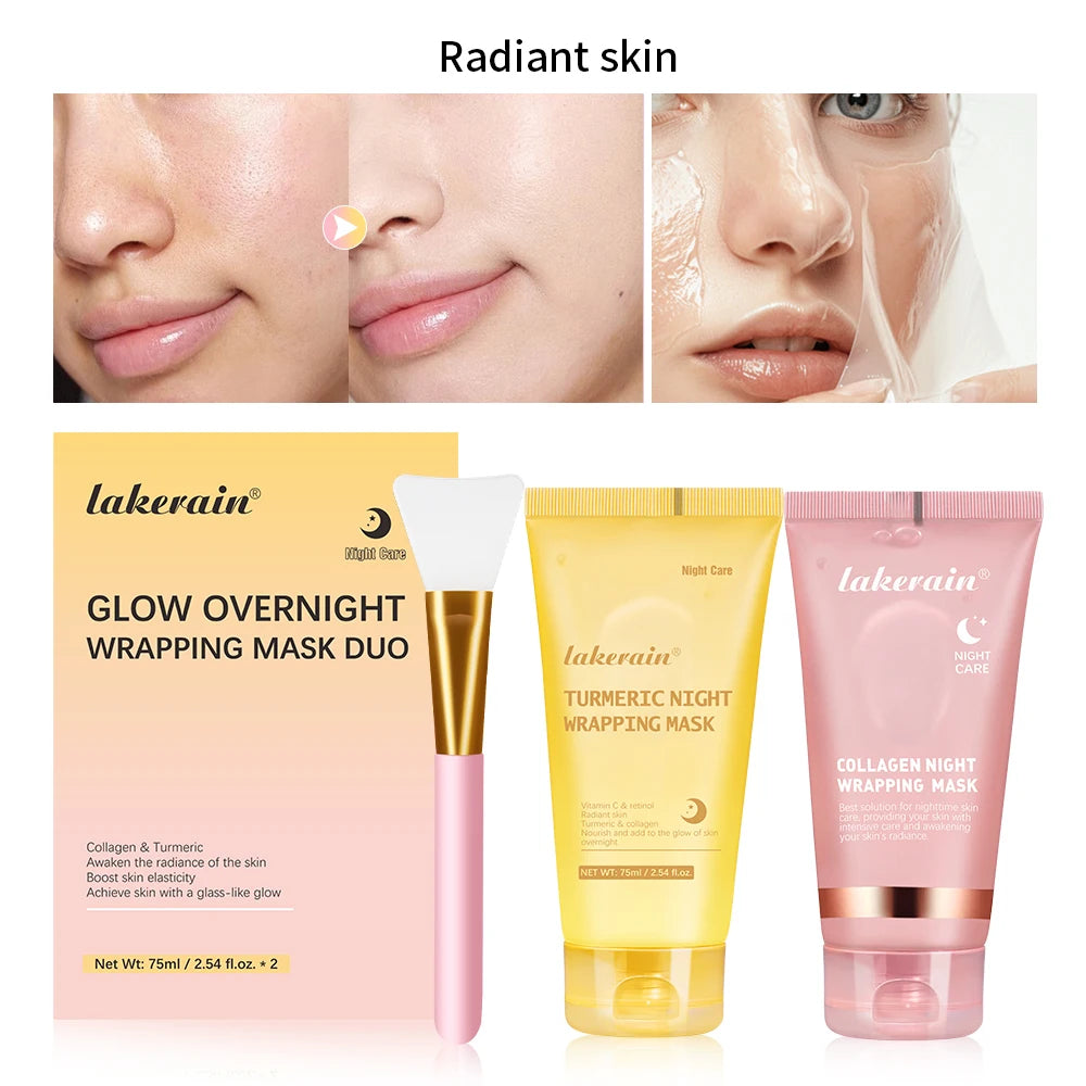 Collagen Night Wrapping Mask – Korean-Inspired Overnight Elasticity Boost