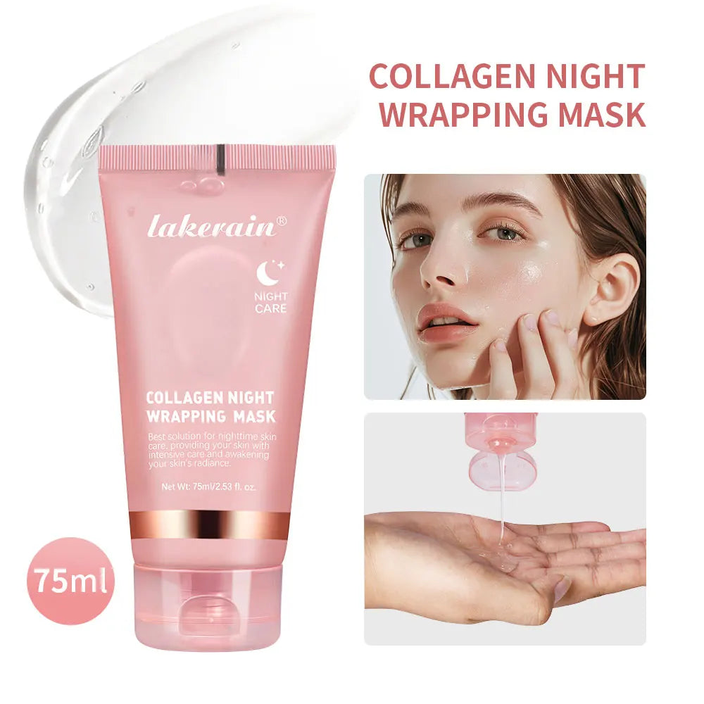 Collagen Night Wrapping Mask – Korean-Inspired Overnight Elasticity Boost