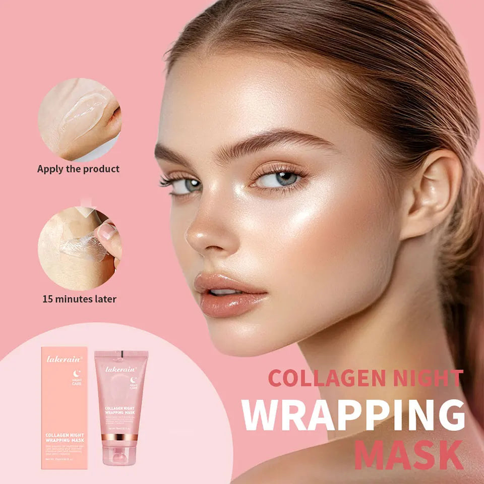 Collagen Night Wrapping Mask – Korean-Inspired Overnight Elasticity Boost