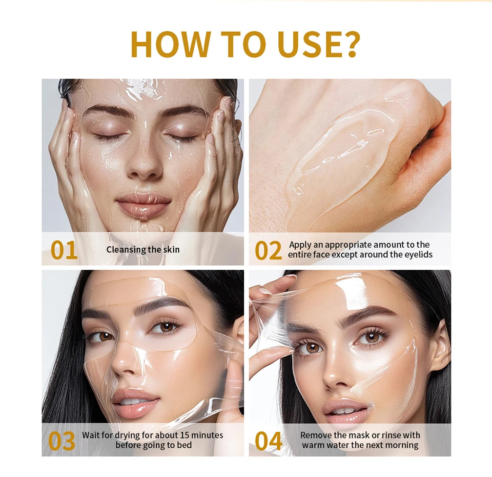 Collagen Night Wrapping Mask – Korean-Inspired Overnight Elasticity Boost